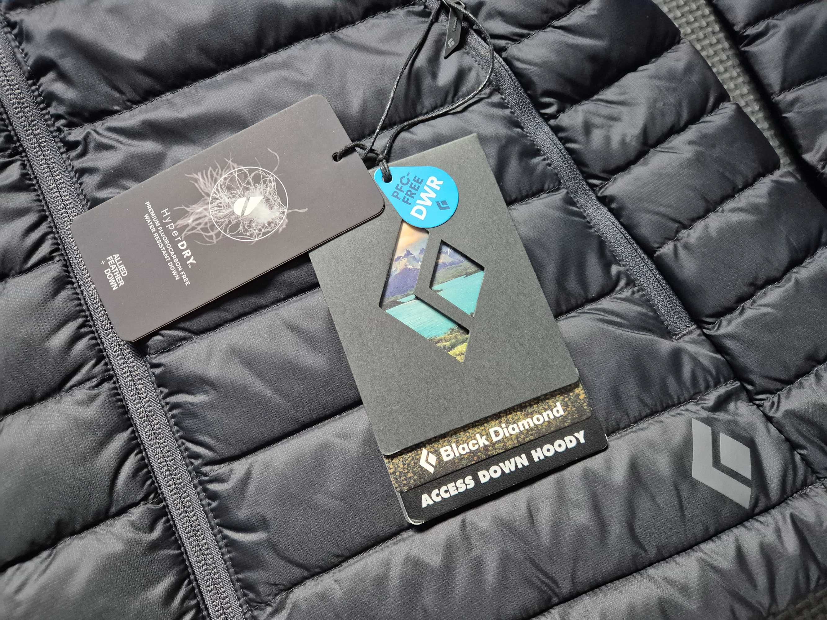 Nowa extra kurtka ocieplana turystyczna puchowa górska Black Diamond
