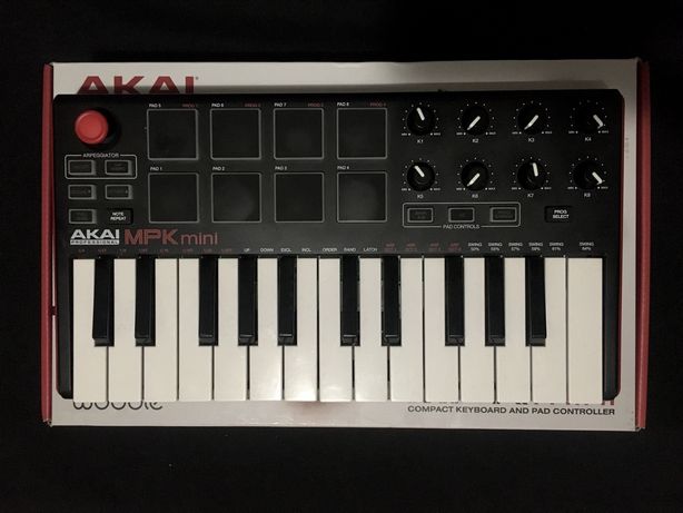 Akai MPK Mini mk2 MIDI DJ контроллер клавіатура піаніно