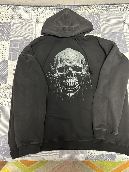худи vetements metal skull ветмо