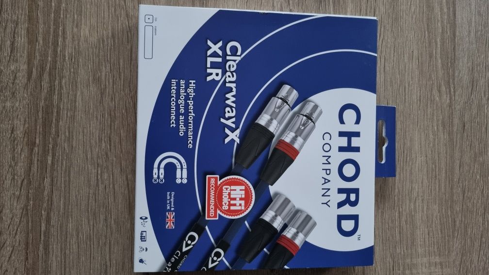 Chord clearway xlr 1m