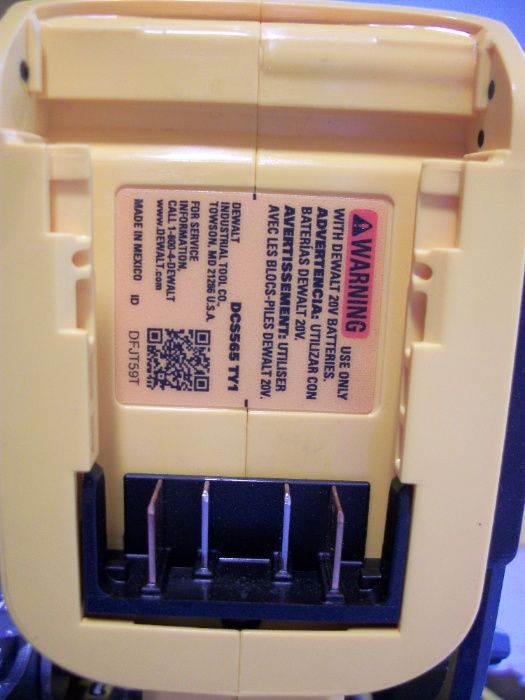 DeWalt DCS565B Аккумуляторная бесщеточная дисковая циркулярная пила