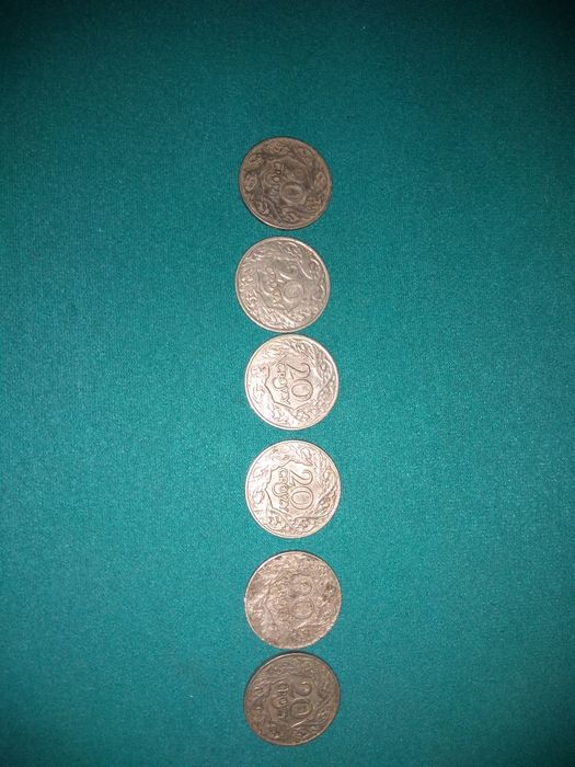 20 groszy z 1923 roku z czasów II Rzeczpospolitej