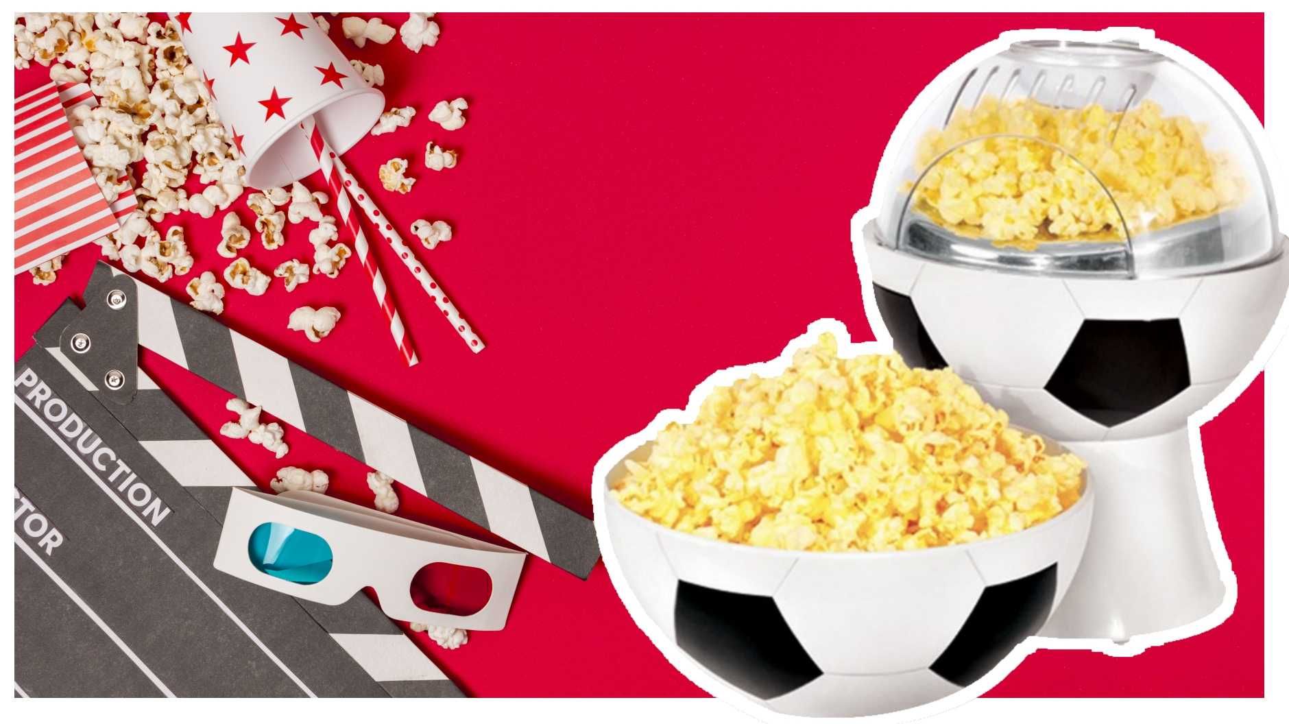 Prezent na urodziny maszyna do popcornu zestaw BIO kukurydza