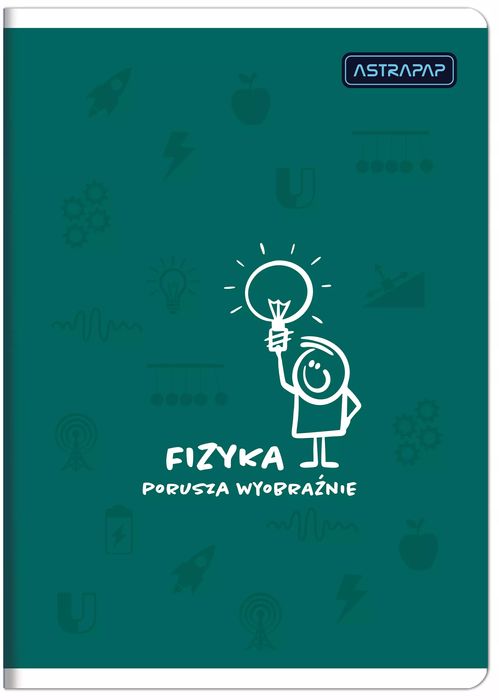 Zeszyt tematyczny ASTRAPAP A5 60k kratka FIZYKA. Astra