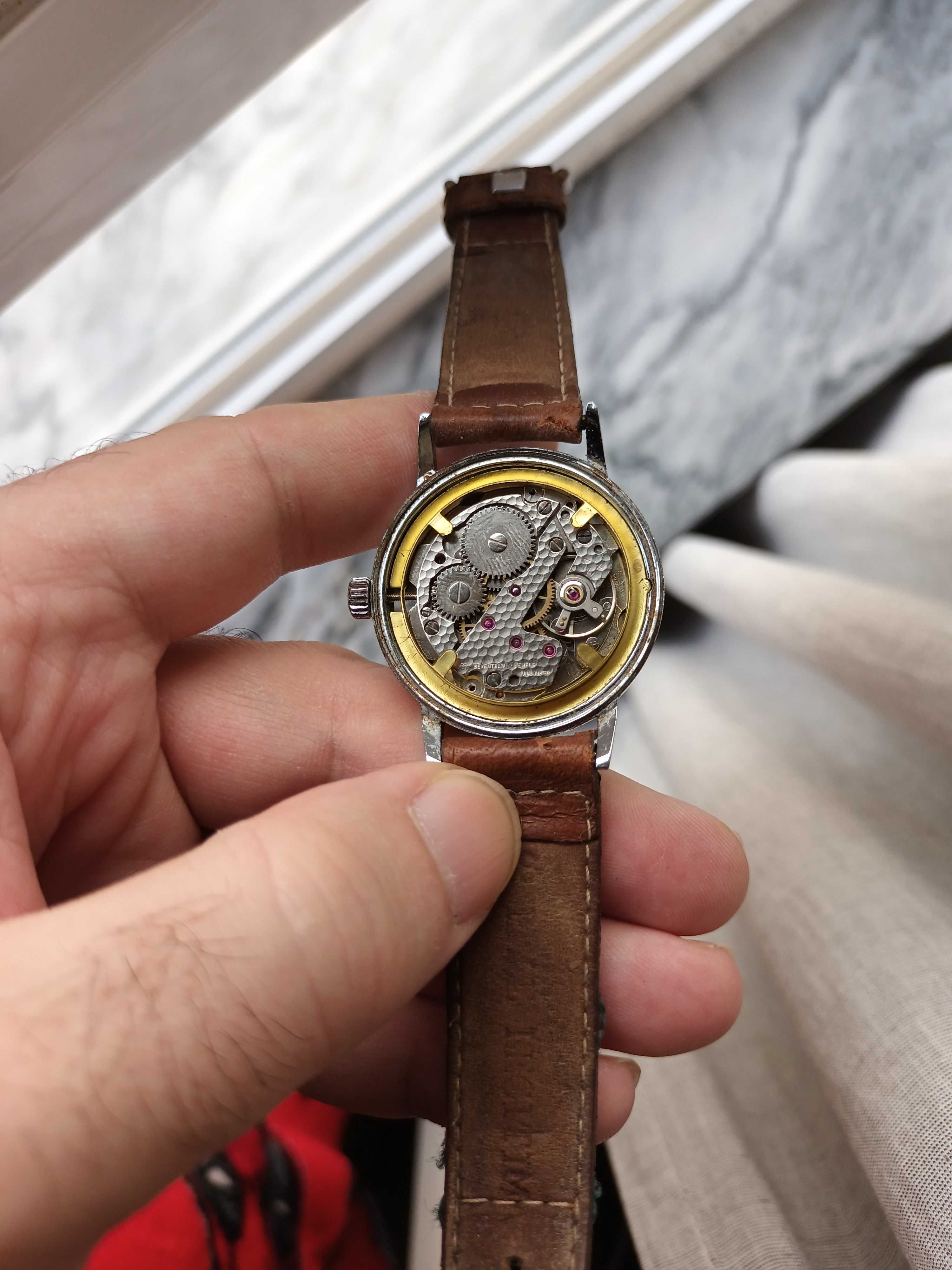 Relógio Pearl Watch 17 Jóias Antimagnético Vintage
