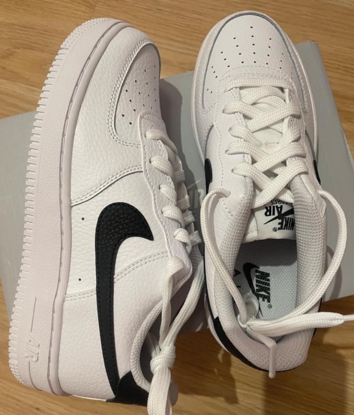 damskie force bialo czarne nike air force one force 1 nowe  41