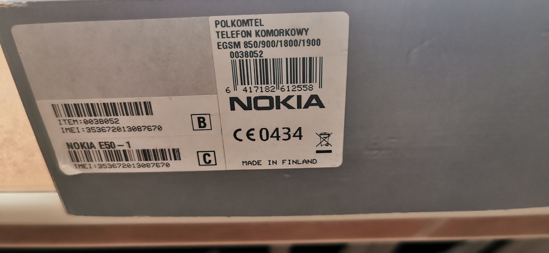 Nokia E50 oryginał PL