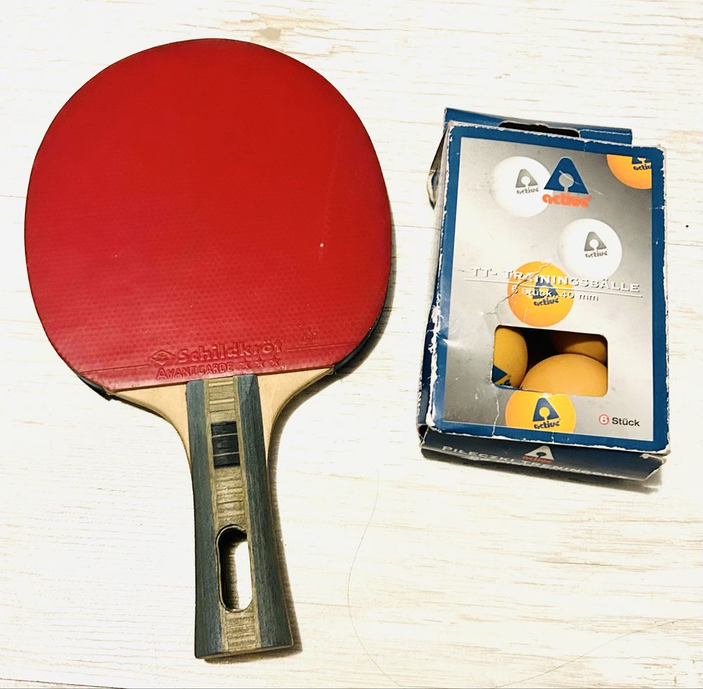 Paletka do Ping-ponga Schildkrot i 5 piłek