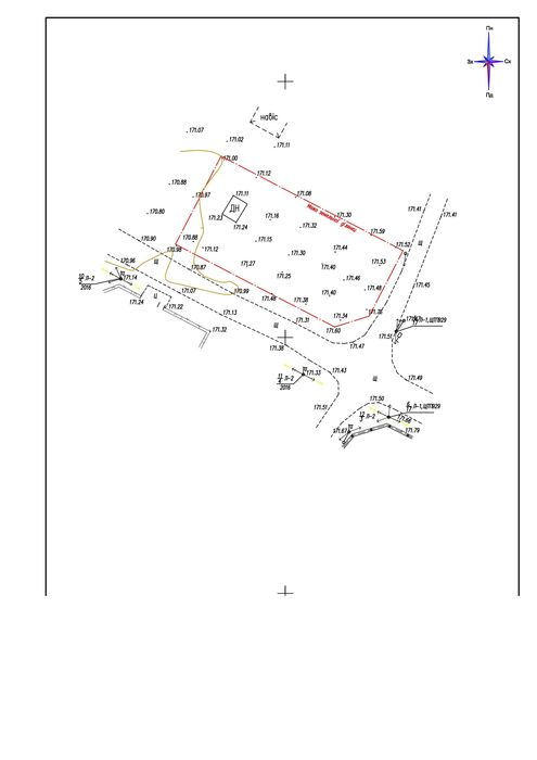 Топографічна зйомка, Топозйомка з погодження, Топозйомка, 1:500, Топо