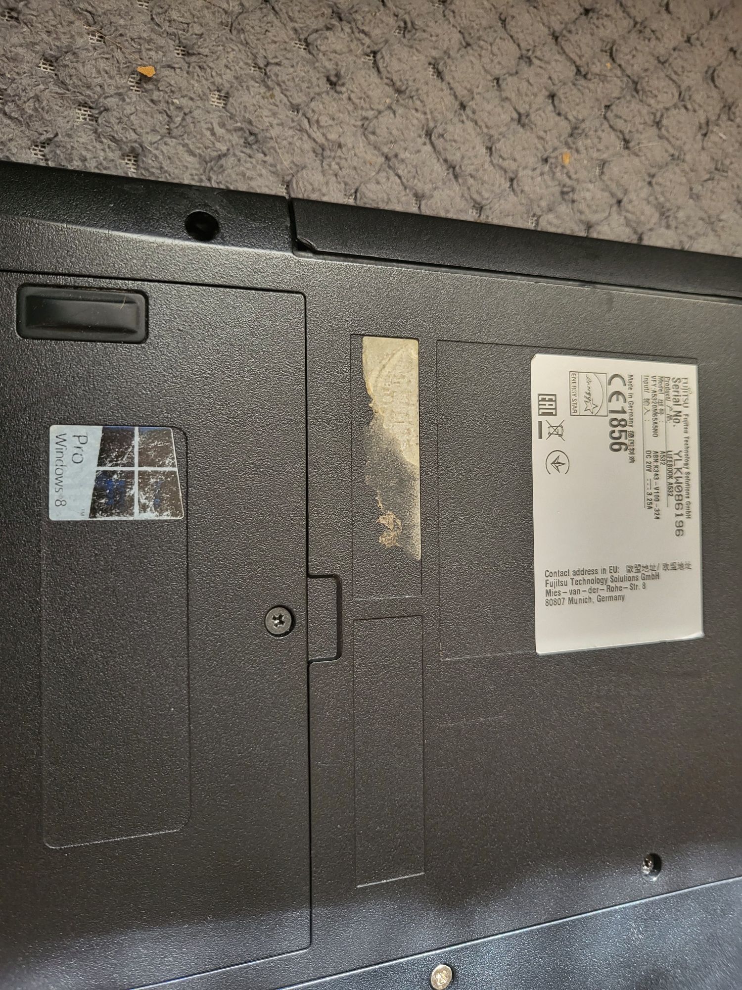 Sprzedam laptop fujitsu A532 i3