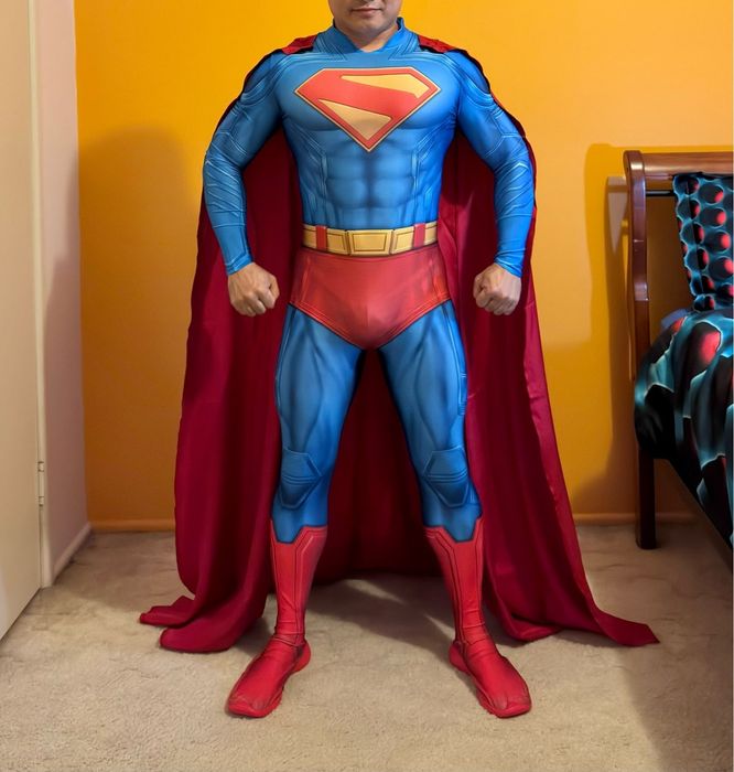Fato Super Homem Novo Filme Cosplay