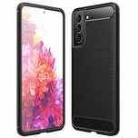 Etui Carbon do Samsung Galaxy S21 FE + Szkło Hartowane