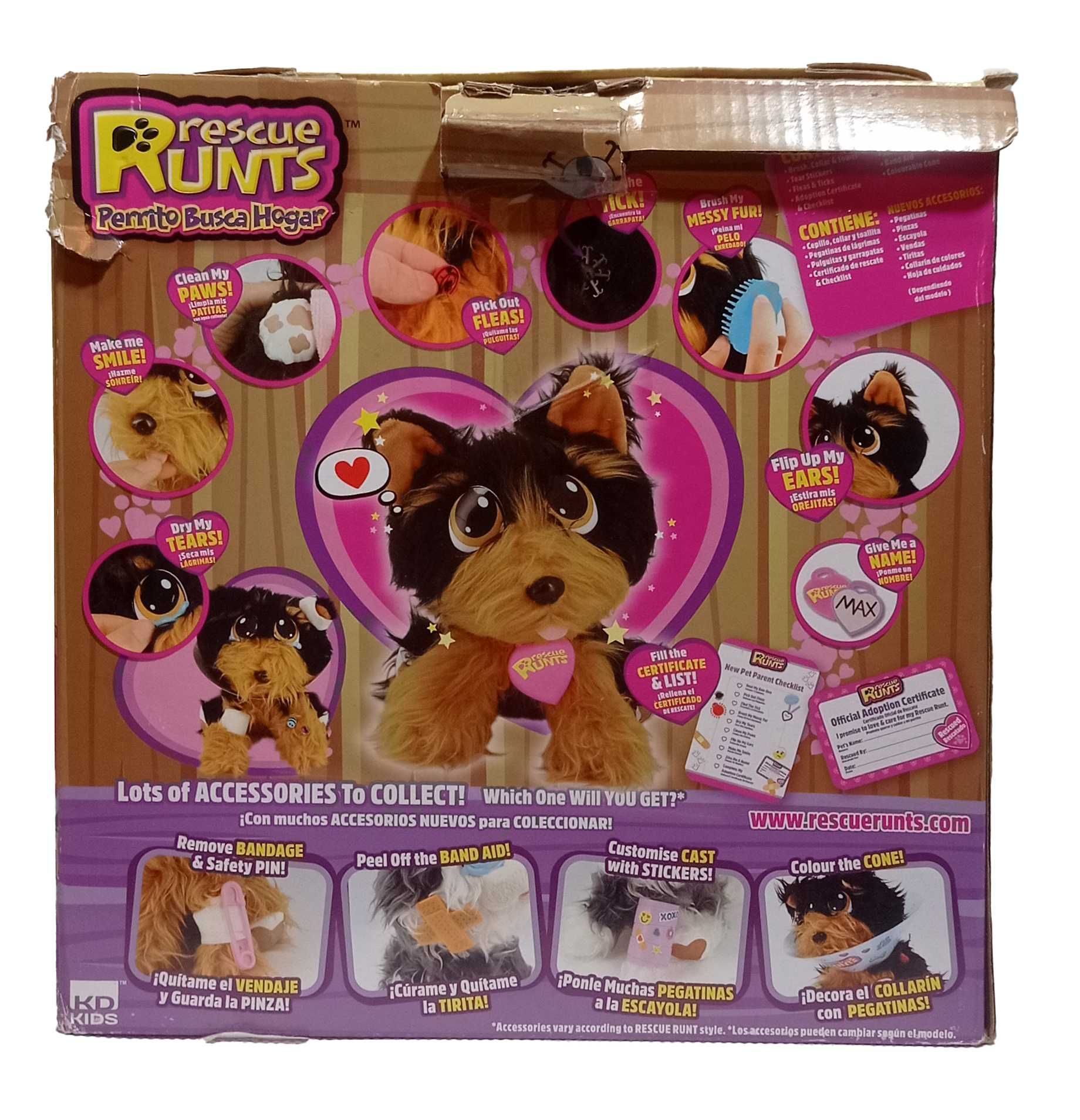 Maskotka York Piesek do czesania Bandai Rescue Runts Yorkie