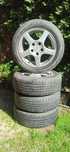 Felgi z oponami 195/55 r15 2019 do mazda stan dobry bieżnik 5mm