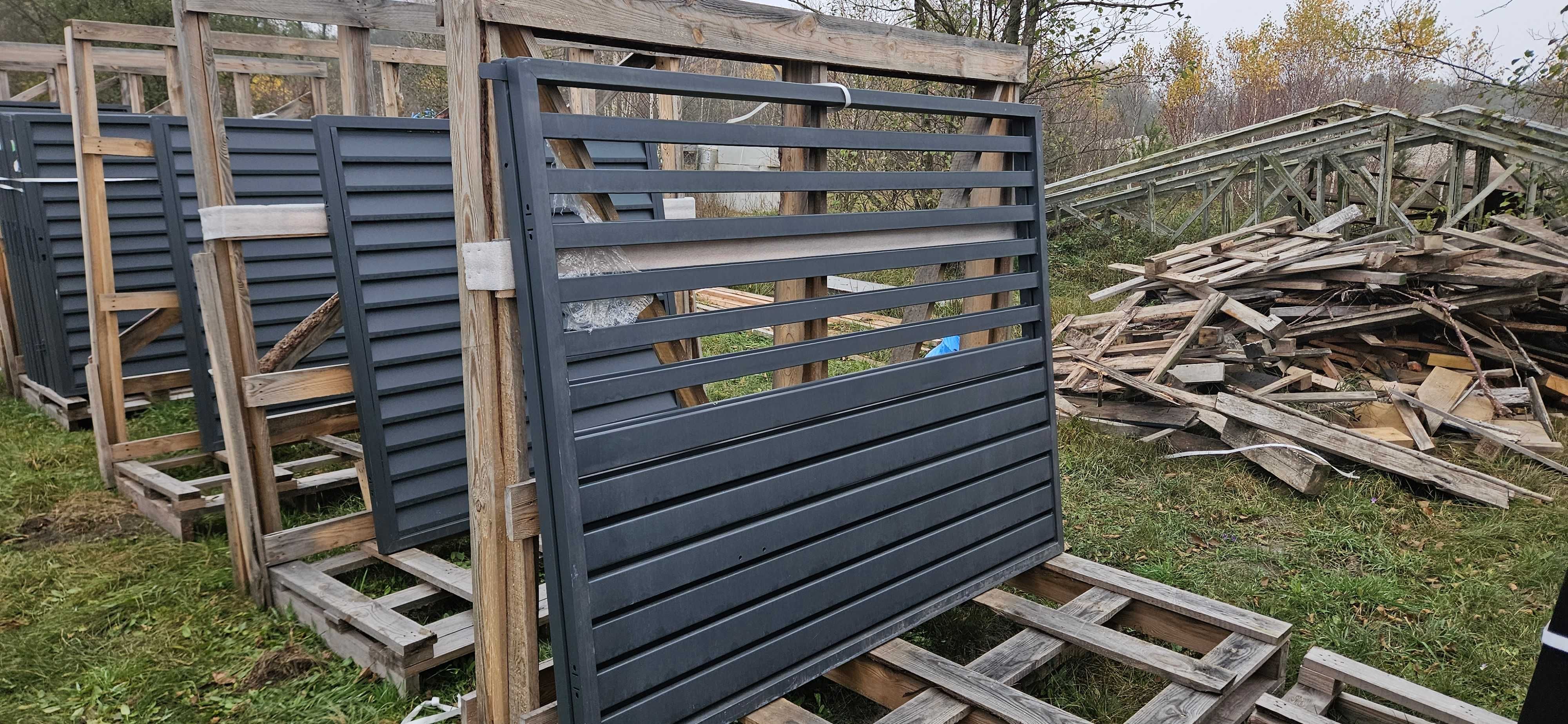 Brama Palisadowa 4m 1,5h 400x150 antracyt OKAZJA