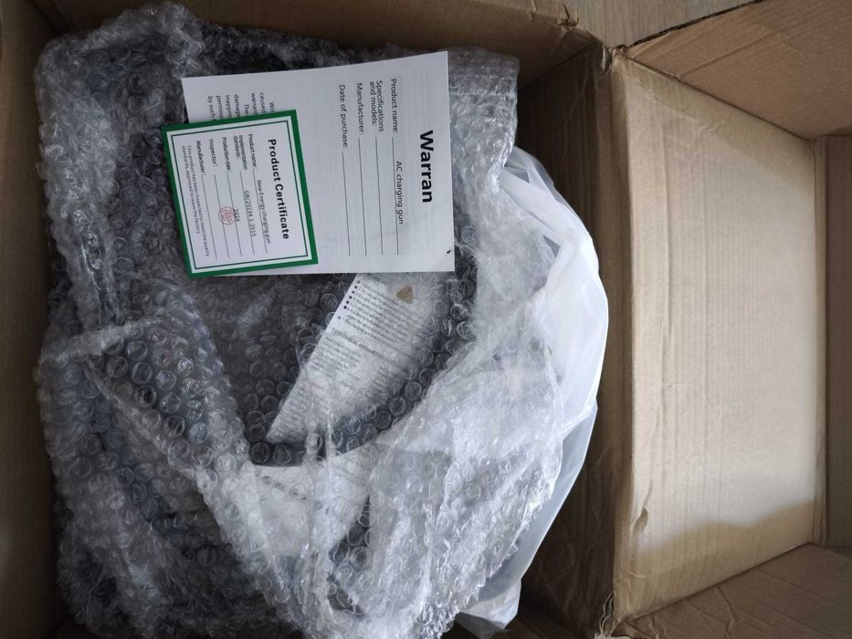 EV Carregador portátil carro type2 conector 8A/16A 1 fase 3.5kw 3m