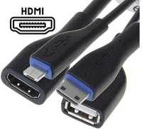 Oryginalny Kabel Przewód mini HDMI TV Nokia CA-156 CA157 Adapter E7 N8