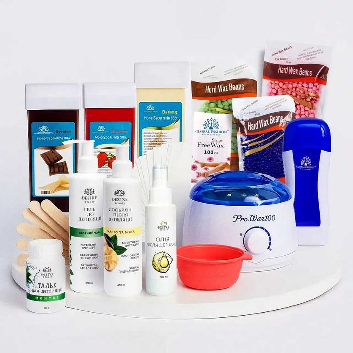 Набір для депіляції воском PROFI KIT, 15 предметів