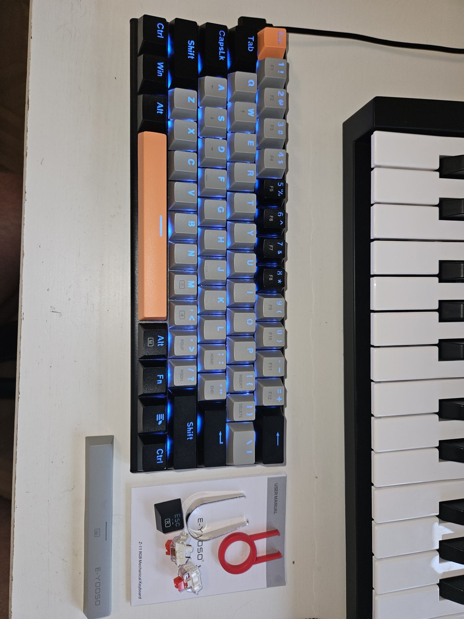 Klawiatura mechaniczna przewodowa mini Z-11