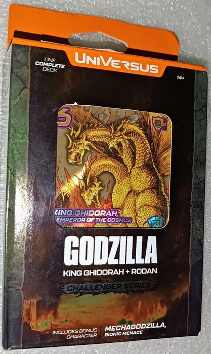 60 Cartas deck Godzilla Selado Esgotado no Mercado