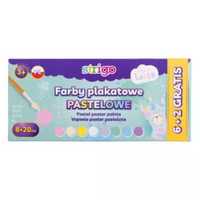 Farby plakatowe 8 kolorów STRIGO