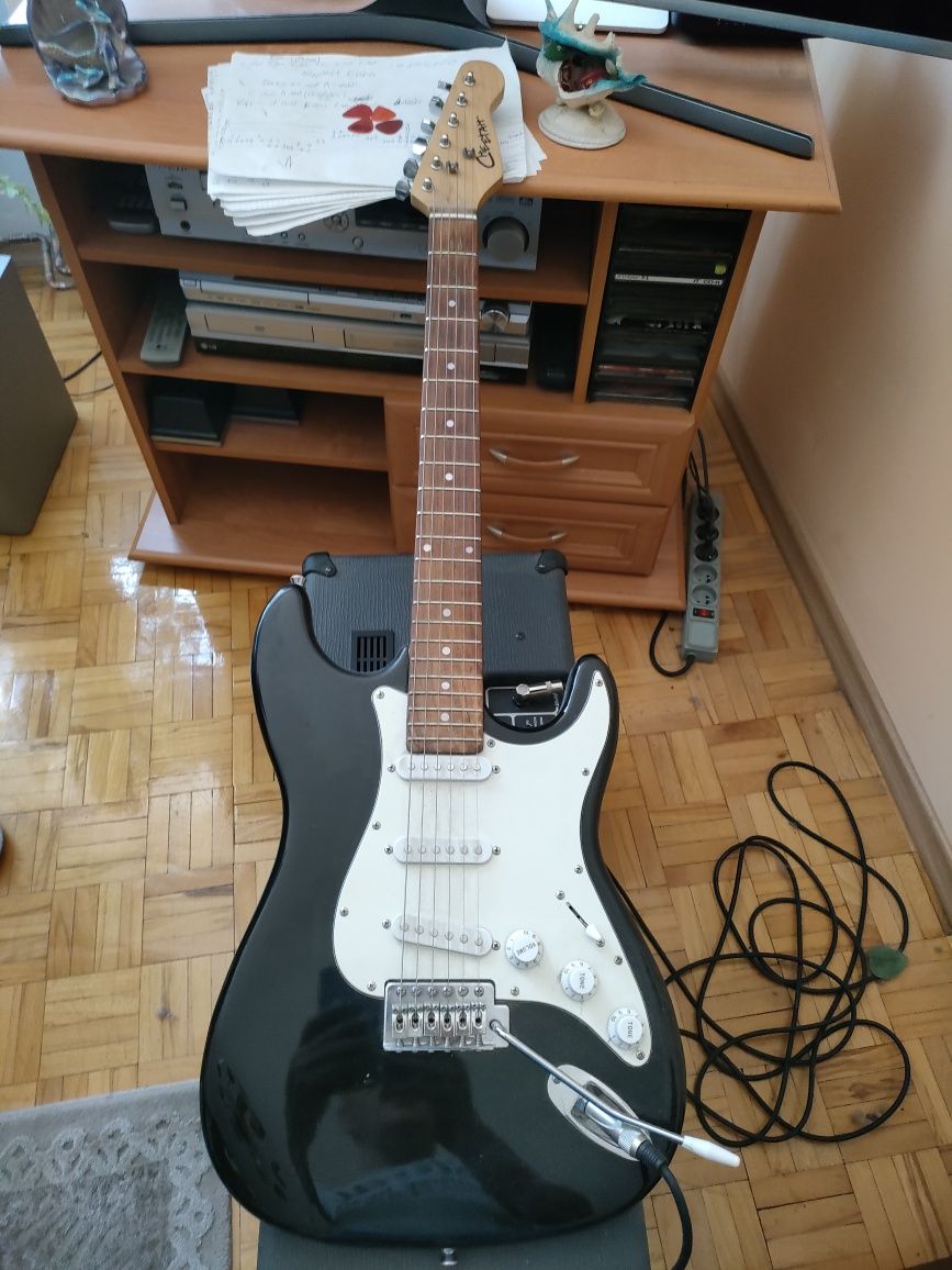 Elektryczna gitara plus wzmacniacz