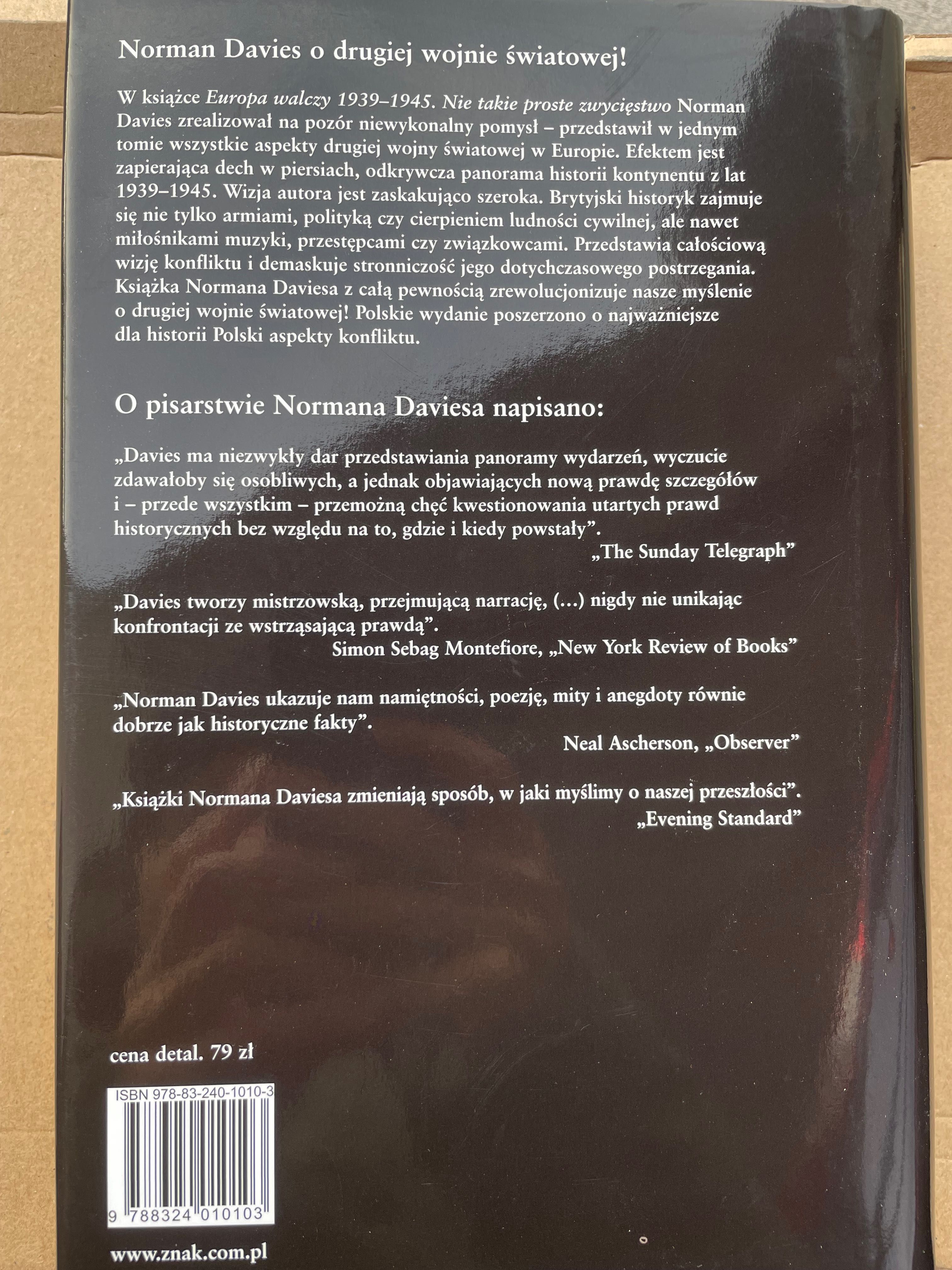 Norman Davies Europa Walczy Nie takie proste zwycięstwo