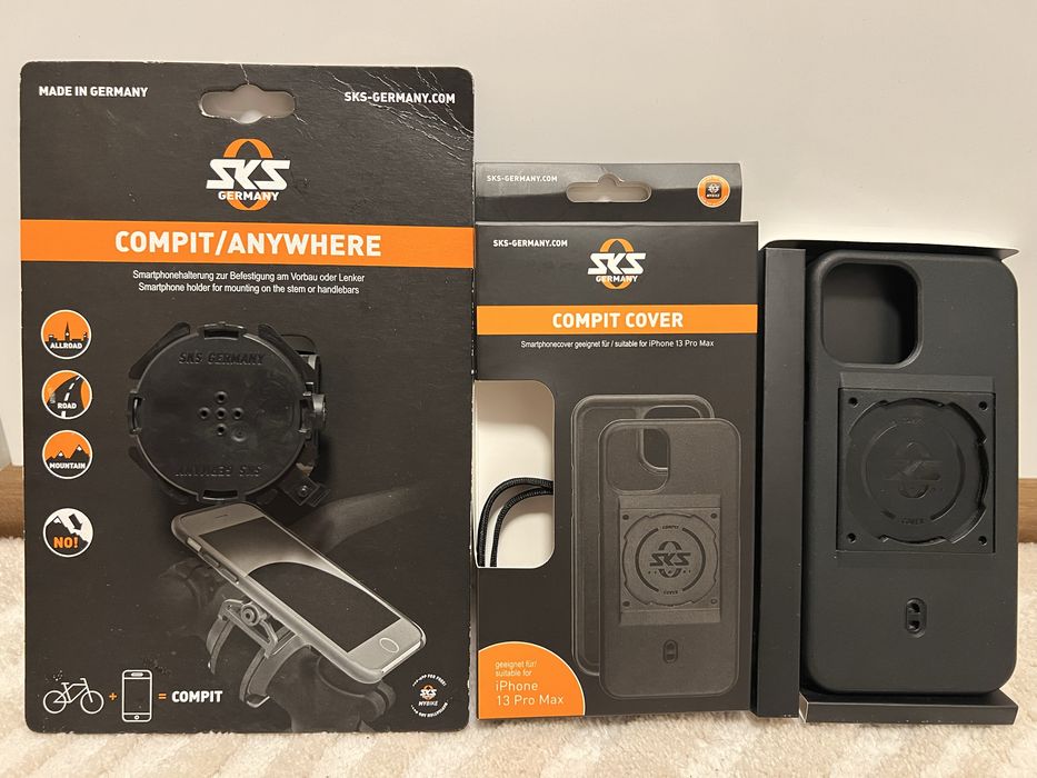 Uchwyt i etui SKS iphone 13proMAX - plus mały gratis.