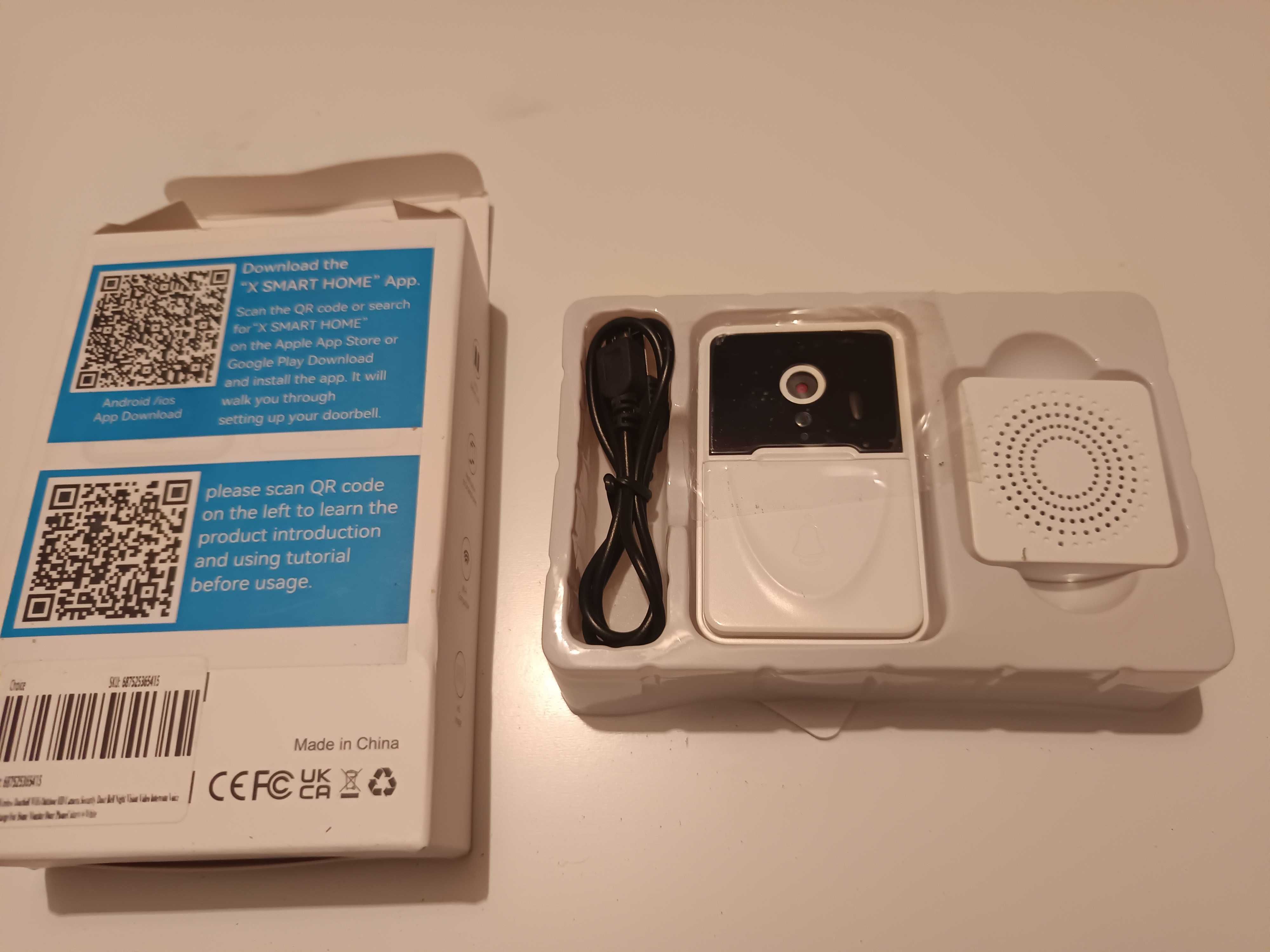 Wideodomofon WIFI Dzwonek bezprzewodowy