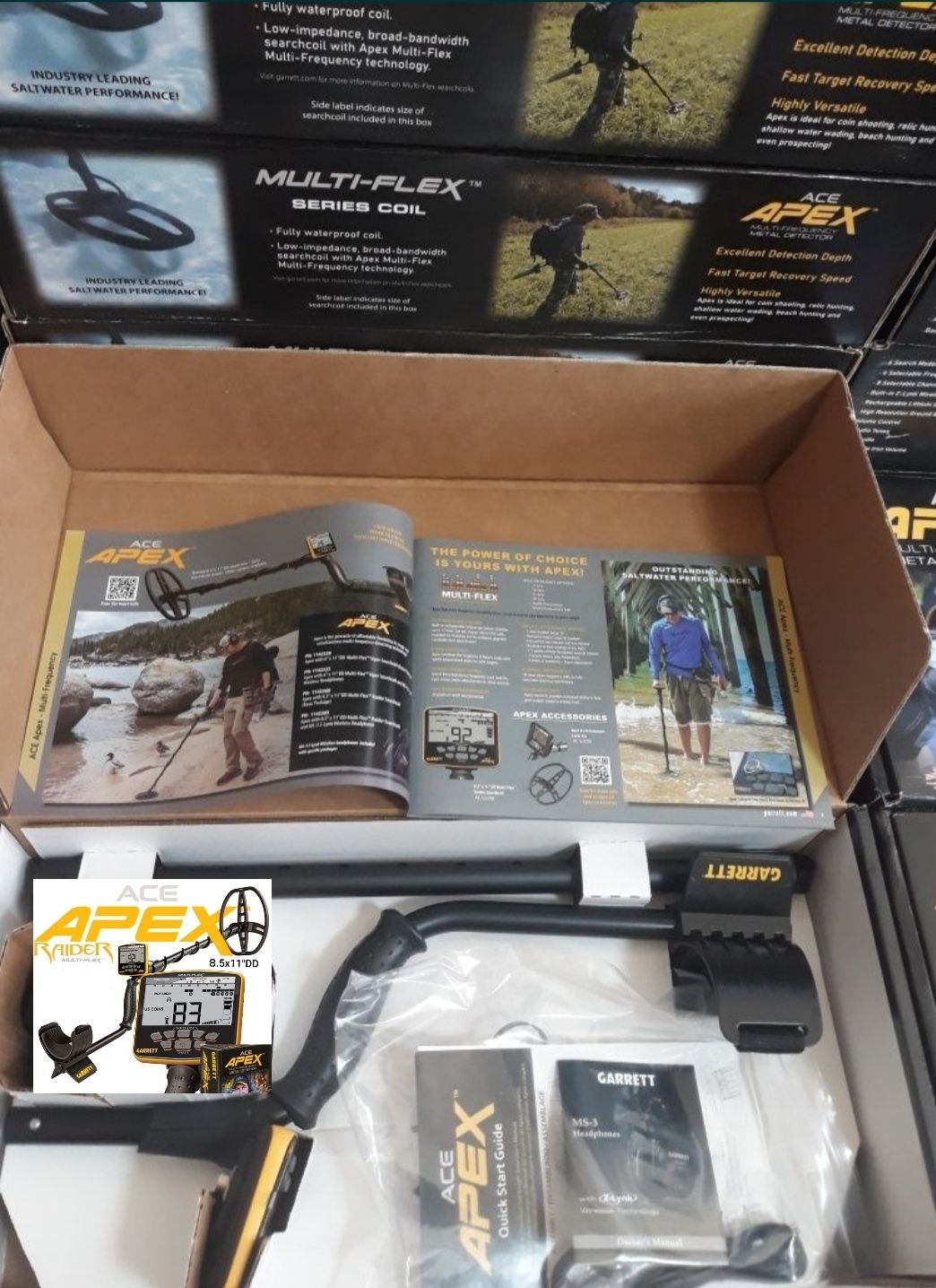 МетаGarrett ACE APEX 8.5x11"DD Raider/Офіційна Гарантія