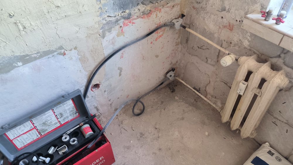 Zamrażanie rur grzejników, usługi hydrauliczne gazowe