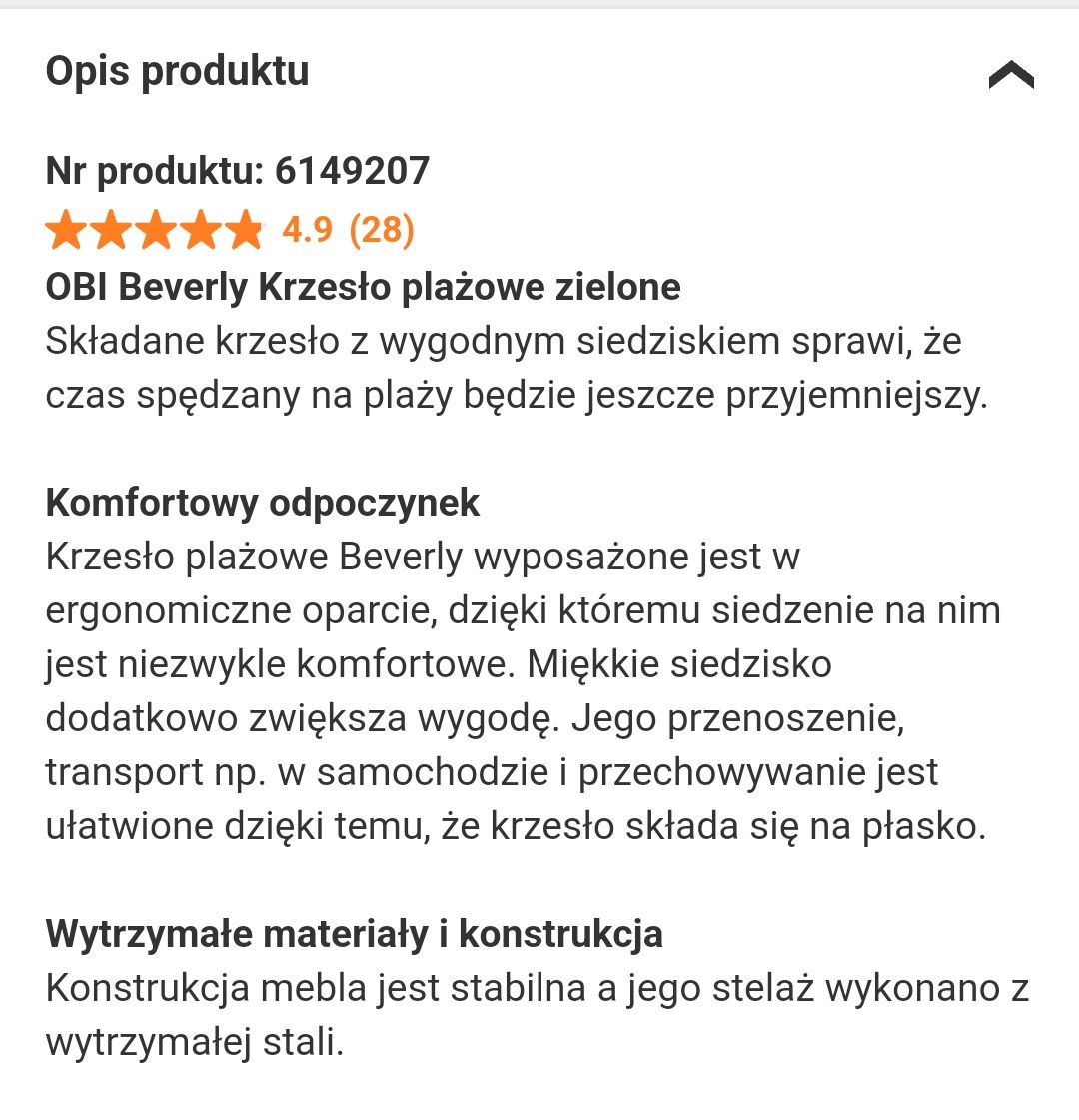 Dwa krzesła plażowe zielone