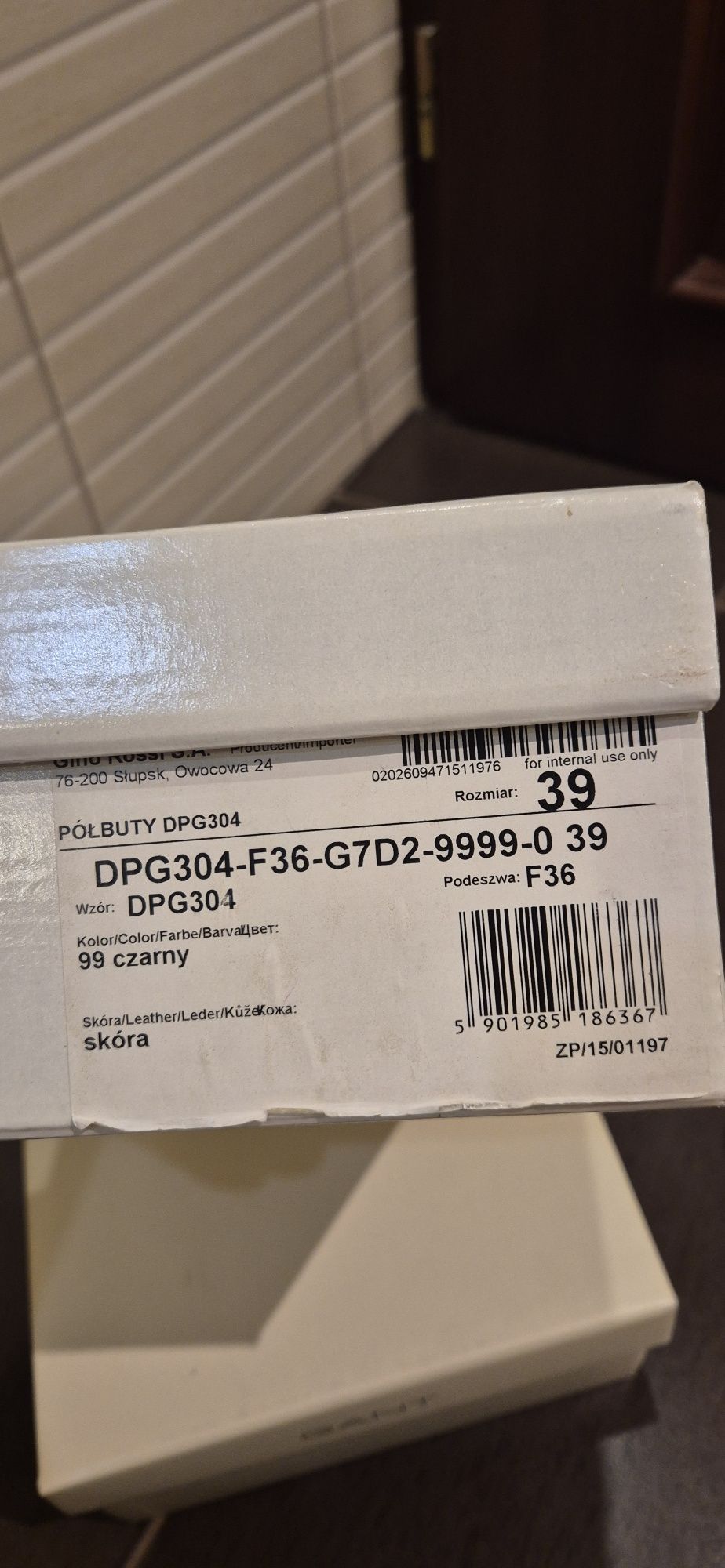 Mokasyny czarne skórzane
