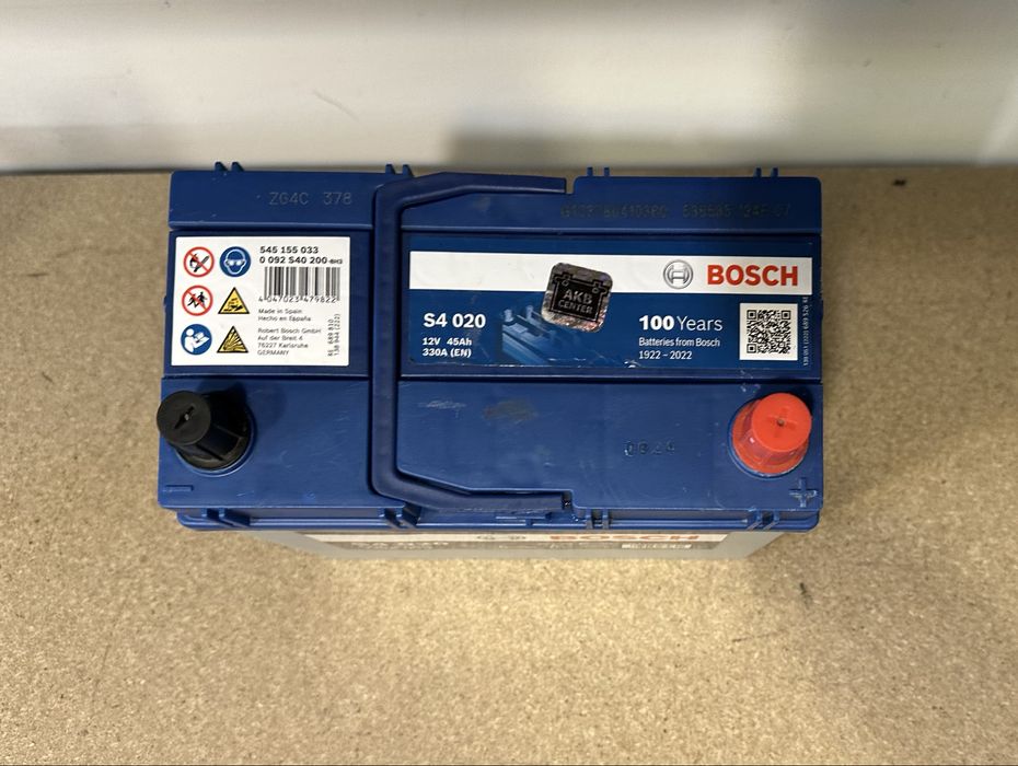 Аккумулятор BOSCH S4 021 - 12V; 45 AH 2024