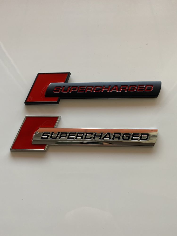 Наклейки шильдики эмлема S Line R line Supercharged суперчардж