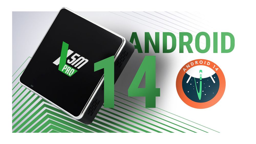 Смарт ТВ приставка Ugoos Х5М Pro 4/32 Android 14 є другі