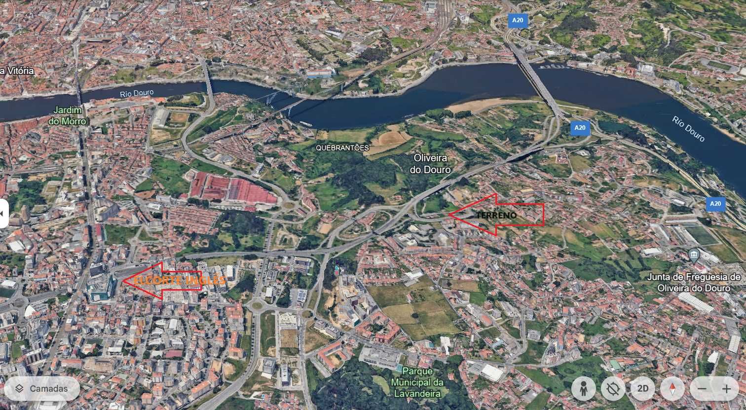 Vendo terreno  com projeto, na Oliveira do Douro