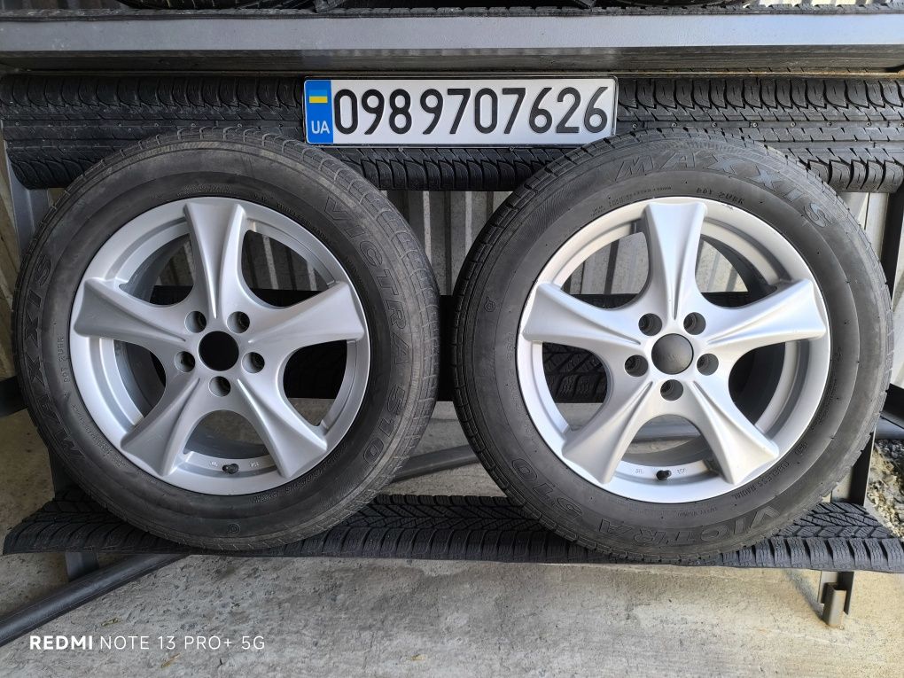 Aveo Cruze Astra Mokka R16 5x105 6.5J ET39 ЦО 56.6 мм літо 205/60R16