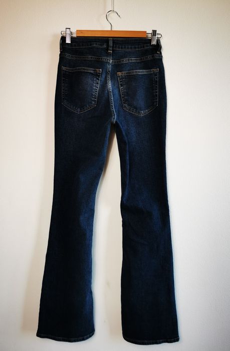 Spodnie jeansowe, dzwony, divided, h&m, rozmiar S, 36