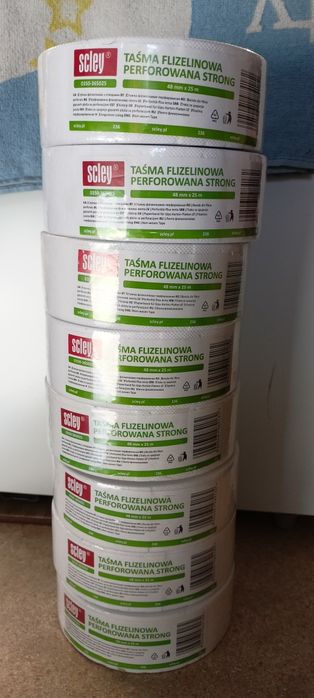 SCLEY Taśma flizelinowa PERFOROWANA STRONG 48mmx25m