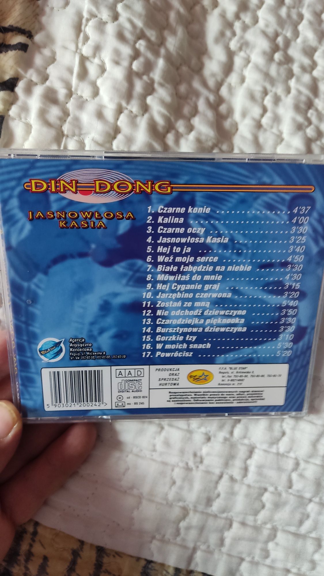 Blue Star Din Dong Jasnowłosa Kasia CD disco polo