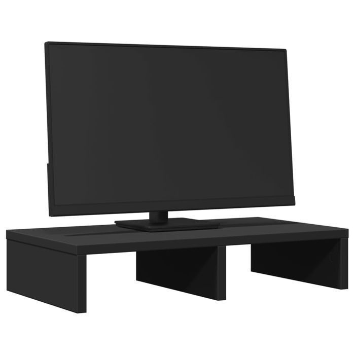 Vidaxl Podstawka Pod Monitor, Czarna, 50X27X10 Cm