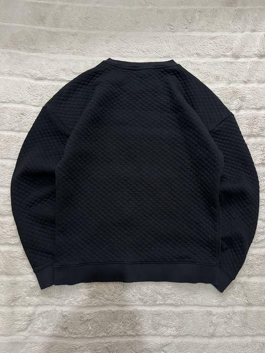 HUGO BOSS (M) джемпер свитшот мужской черный вафельный оригинал кофта