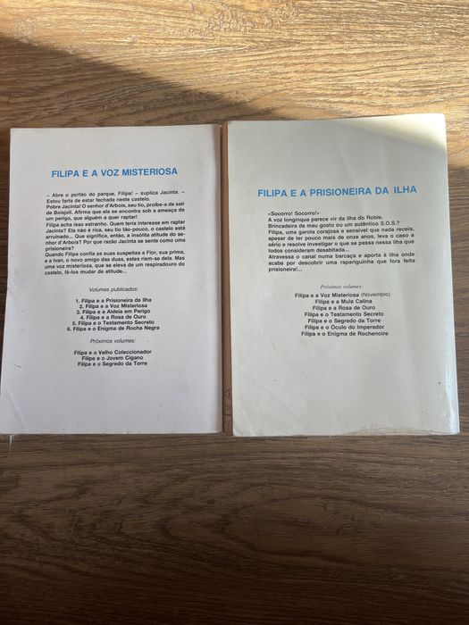 Livros da colecao Filipa