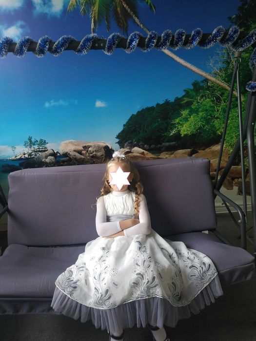 Нарядные платья. На Новый год. 6-9 лет