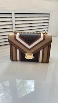 Коричнева сумка через плече Whitney Medium Brown Michael Kors