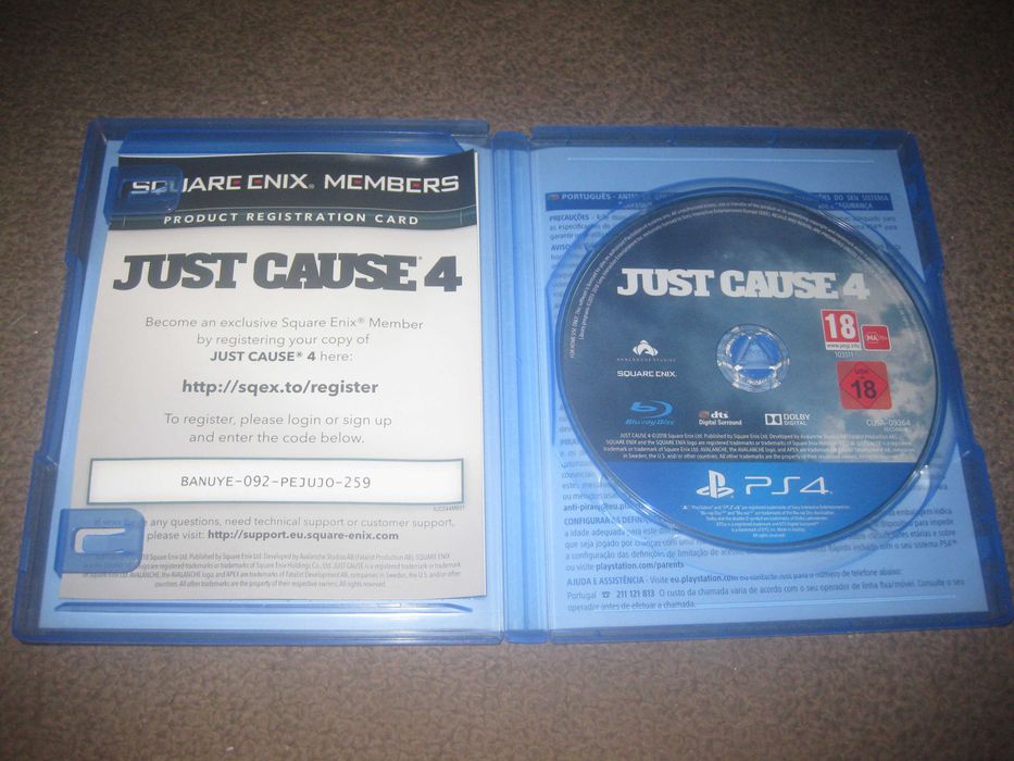 Jogo "Just Cause 4" para a Playstation 4/Impecável!