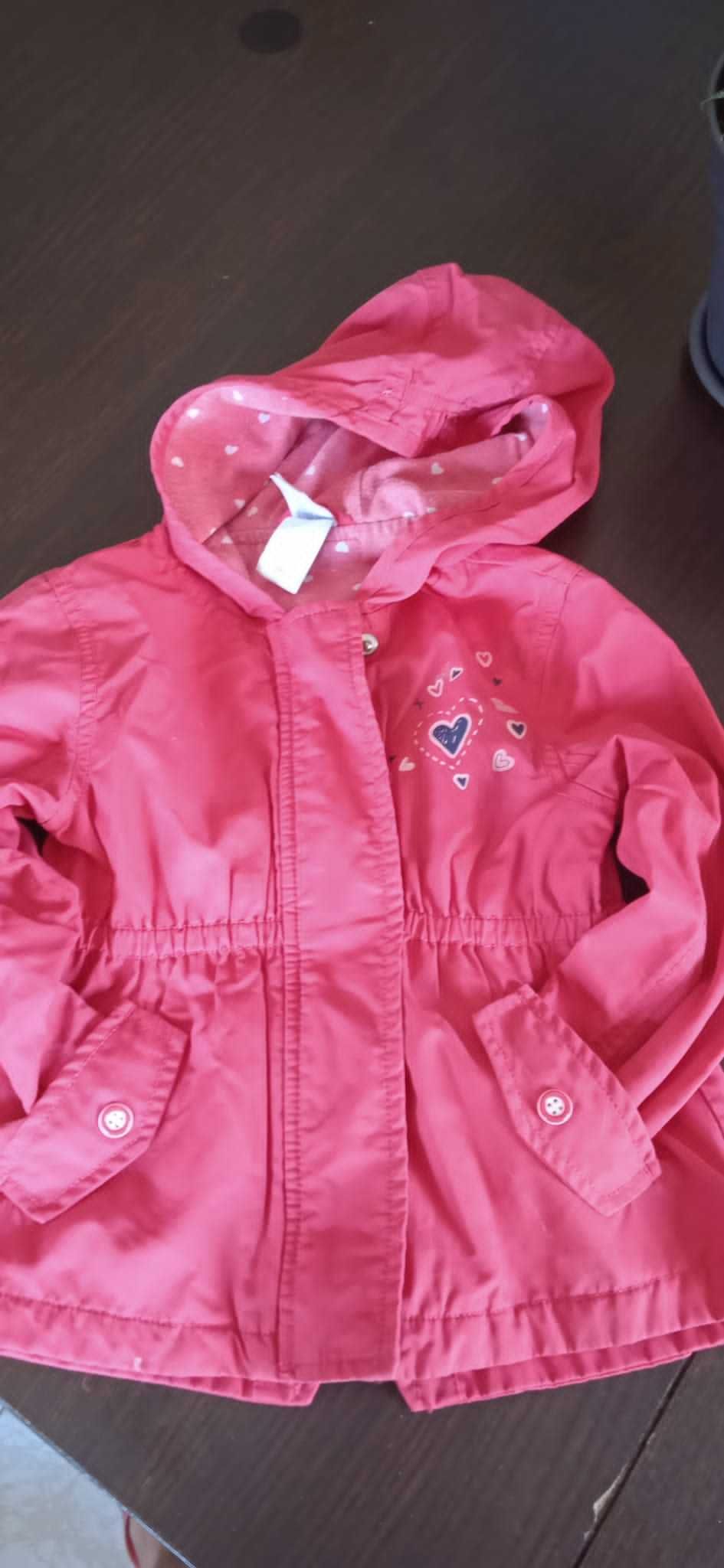 Parka impermeável menina 2 anos