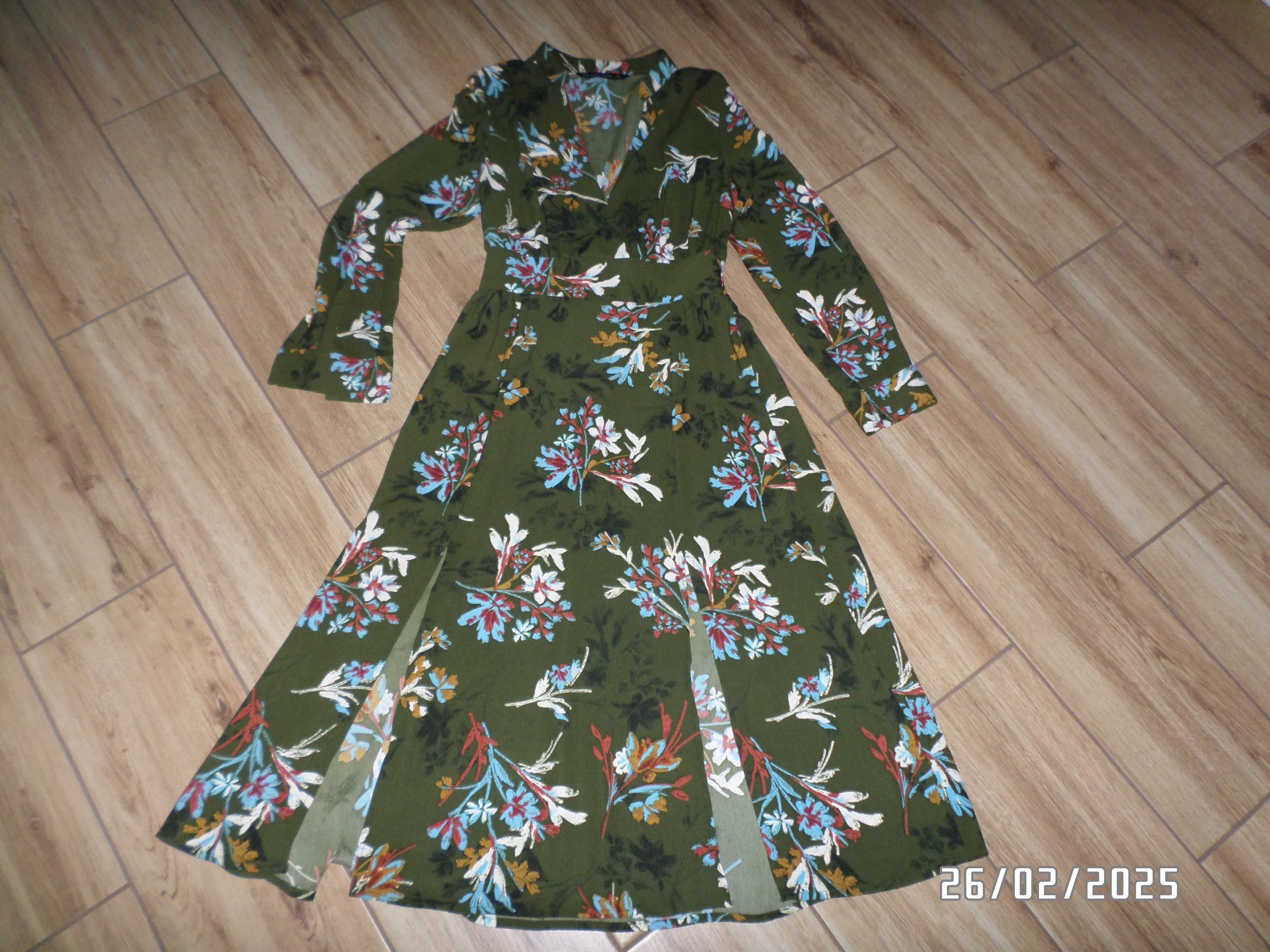 Piękna sukienka marki ZARA- rozmiar XS/S (36)