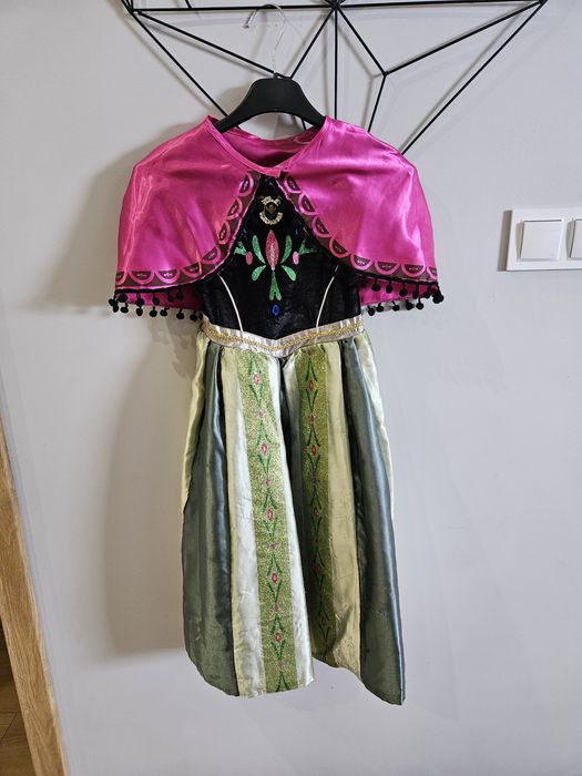 Sukienka Anny Kraina Lodu strój karnawałowy